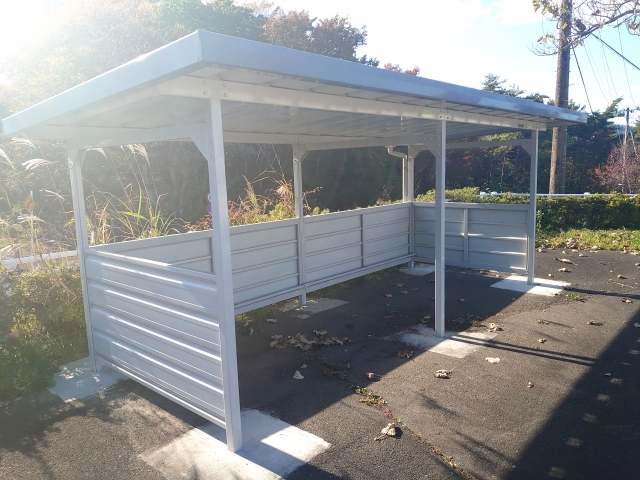 自転車置き場の後付け工事について