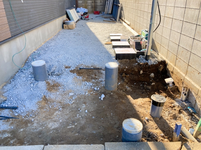 玄関アプローチ兼駐車場を施工する際のポイント