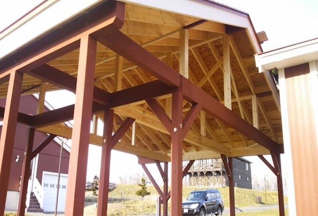 木製カーポート