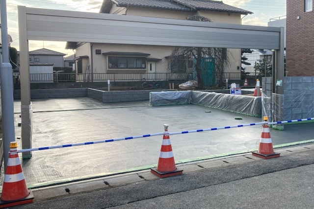 土間コン施工
