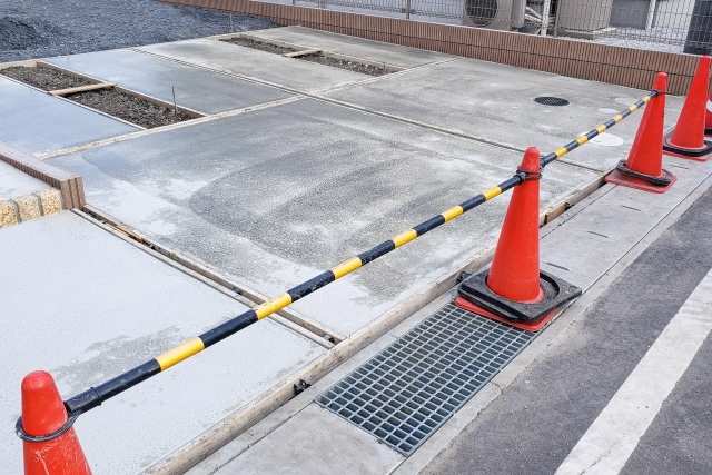 土間コン駐車場