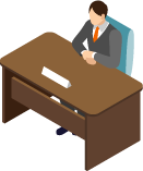 代表挨拶のイラスト