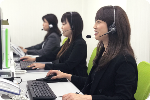 コールセンターの様子