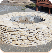 石材の工事のイラスト