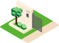 シンプルな塗装のイラスト